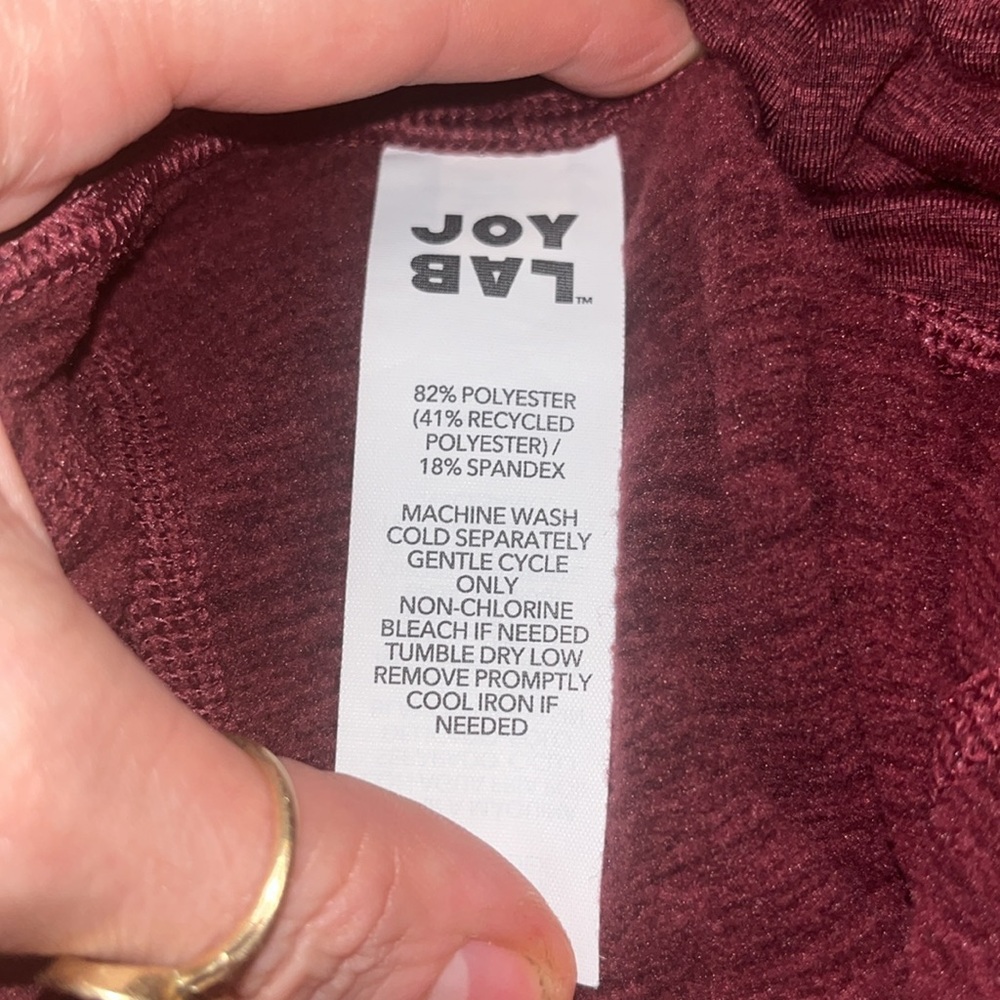 Joylab maroon stretch pants Size XL - Picture 5 of 5